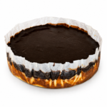 Basque Cheesecake Dark Chocolate Ganache